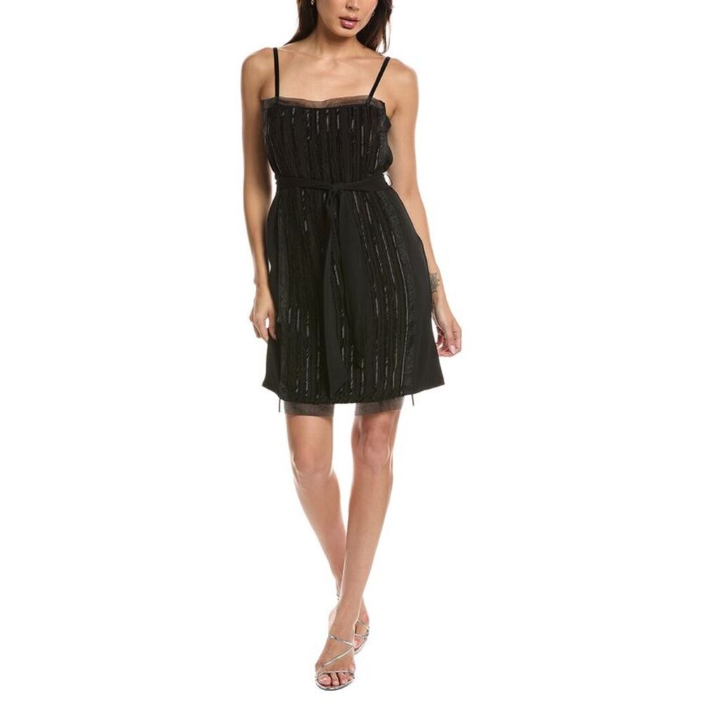 Hugo Boss Womens Boss Digada Beaded Cocktail Dress